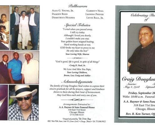 Craig Douglass Neal Obituary