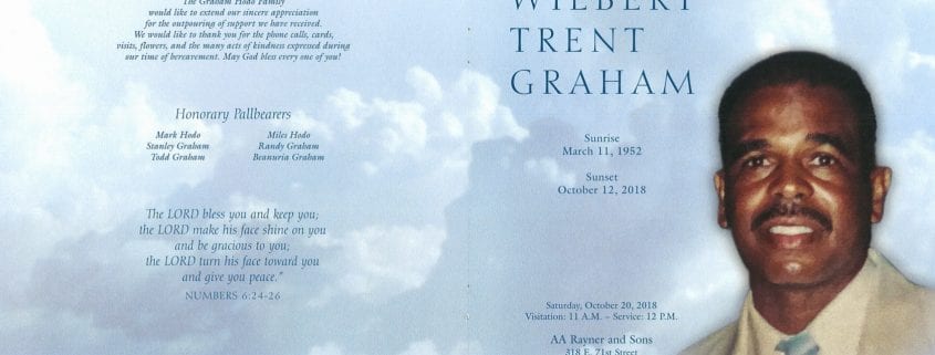 Wilbert Trent Graham Obituary