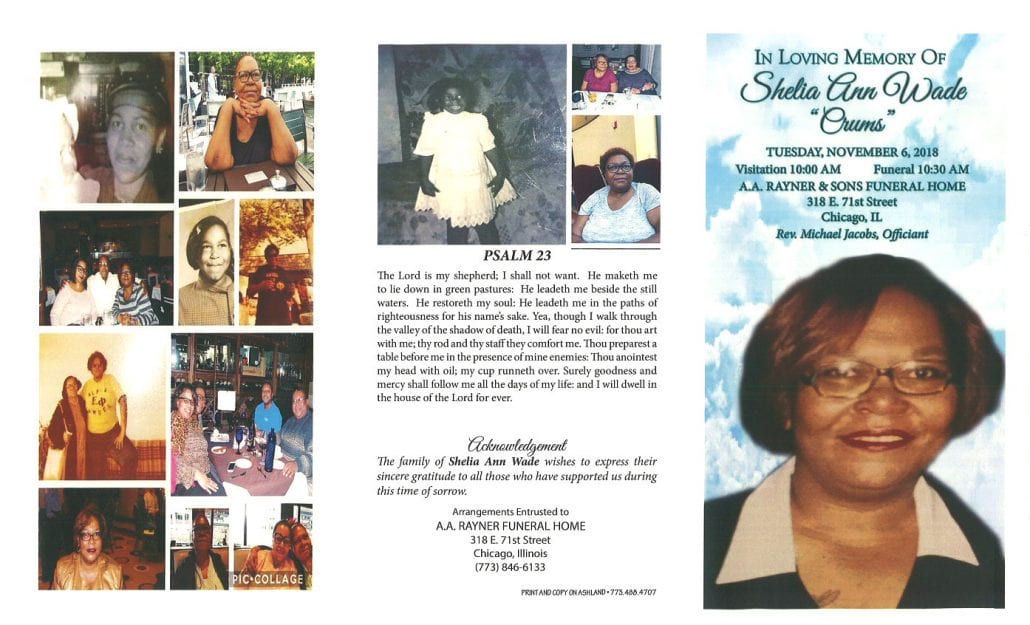 Shelia Ann Wade Obituary