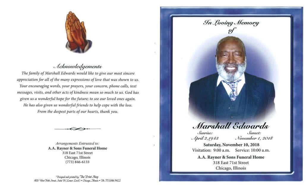 Marshall Edwards Obituary