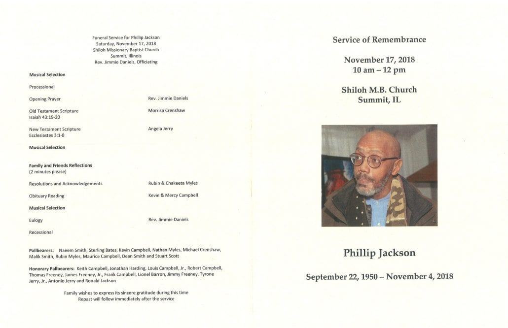 Phillip Jackson Obituary