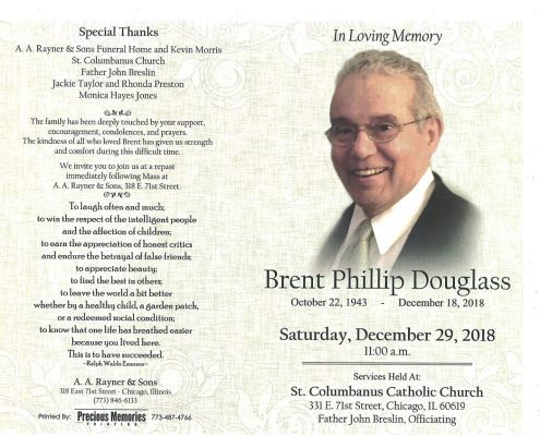 Brent Phillip Douglass Obituary