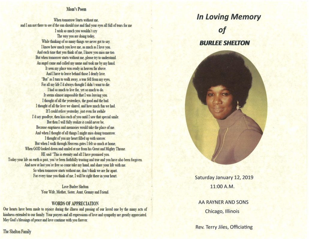 Burlee Shelton Obituary