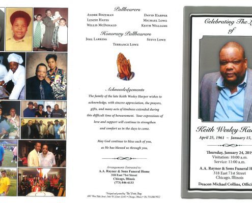 Keith Wesley Harper Obituary