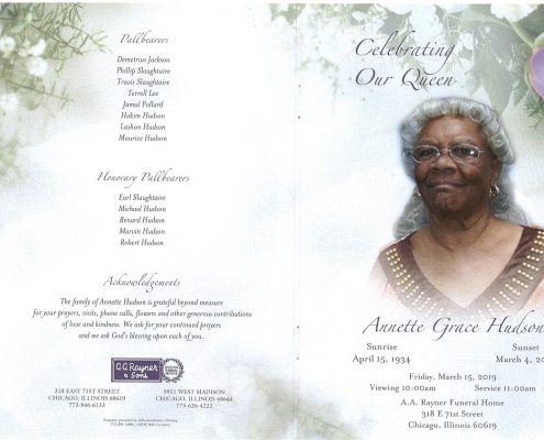 Annette Grace Hudson Obituary