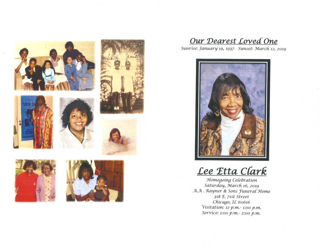 Lee Etta Clark Obituary