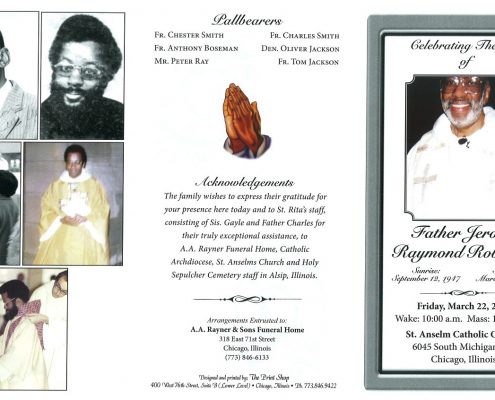Father Jerome Raymond Robinson Obituary