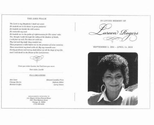 Lureen Rogers Obituary