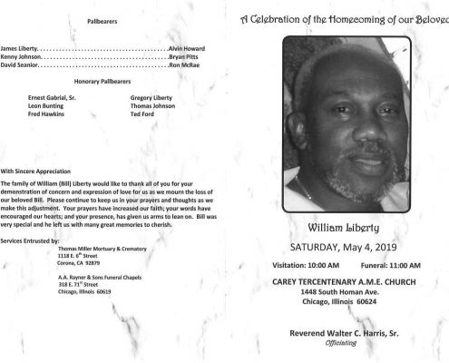 William Liberty Obituary
