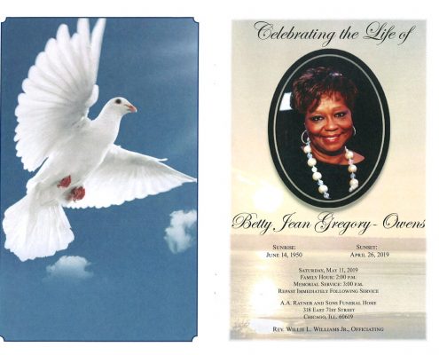 Betty Jean Gregory Owens Obituary