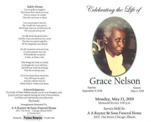 Grace Nelson Obituary