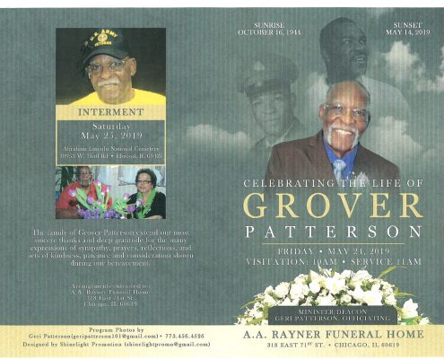 Grover Patterson Obituary