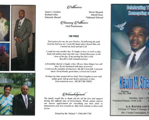 Kevin M Sheared Obituary