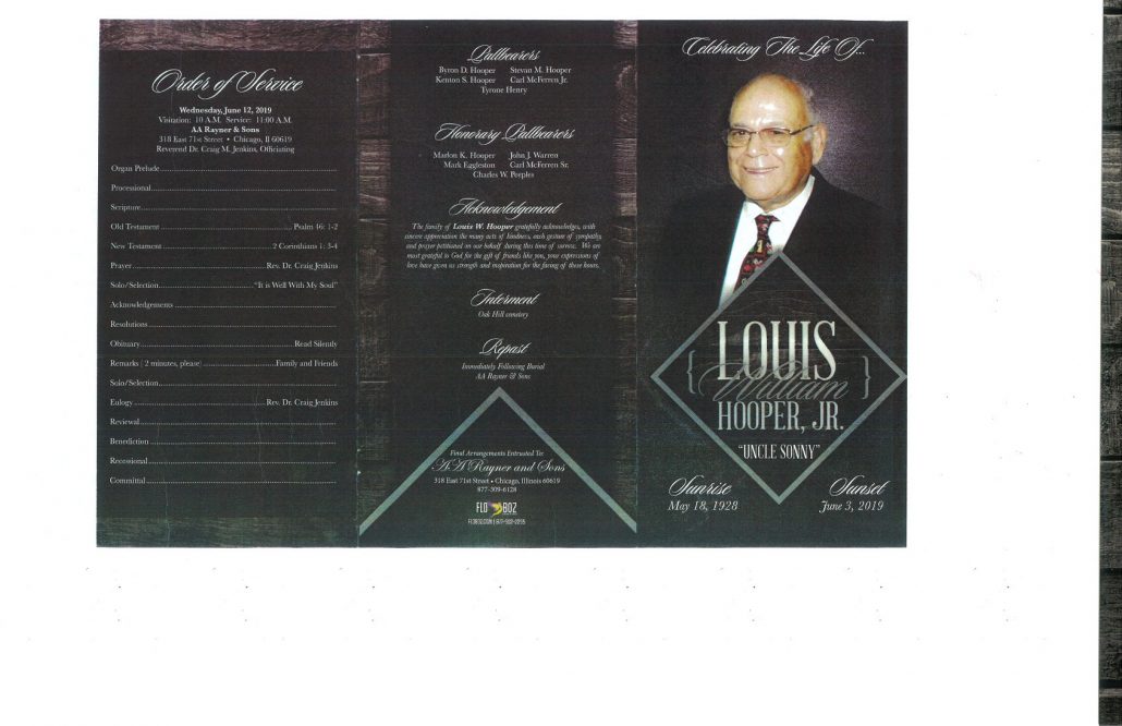 Louis Hopper Jr Obituary
