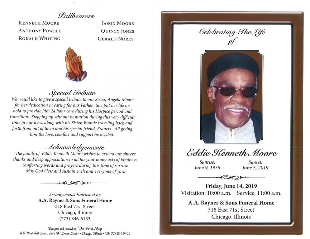 Eddie Kenneth Moore Obituary