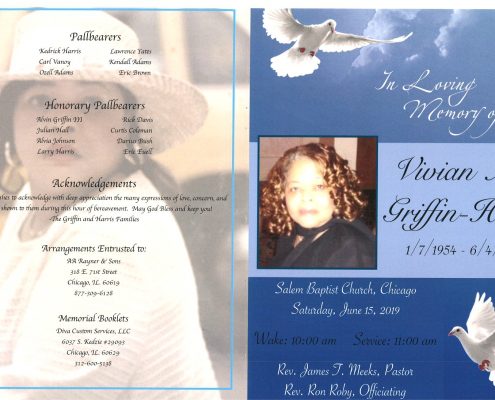 Vivian Ann Griffin Harris Obituary