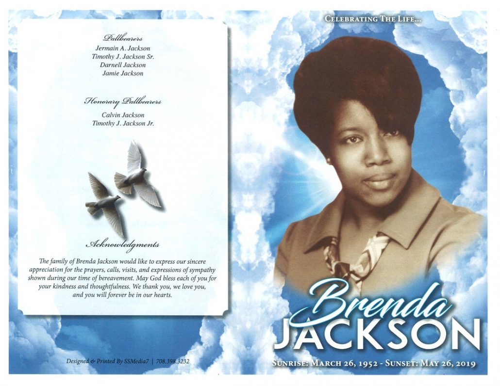 Brenda Jackson Obituary