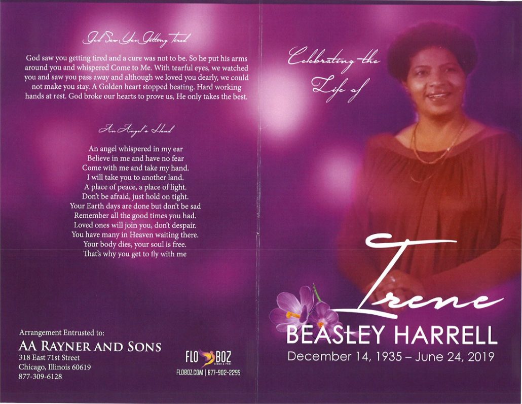 Irene Beasley Harrell Obituary