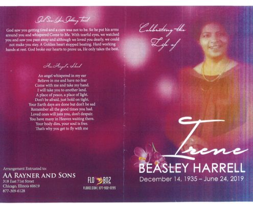 Beasley Harrell Obituary
