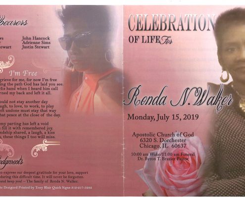 Ronda N Walker Obituary