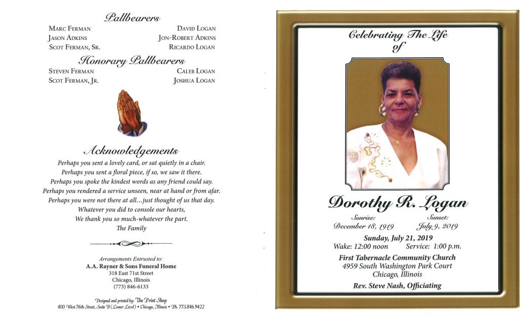 Dorothy R Logan Obituary