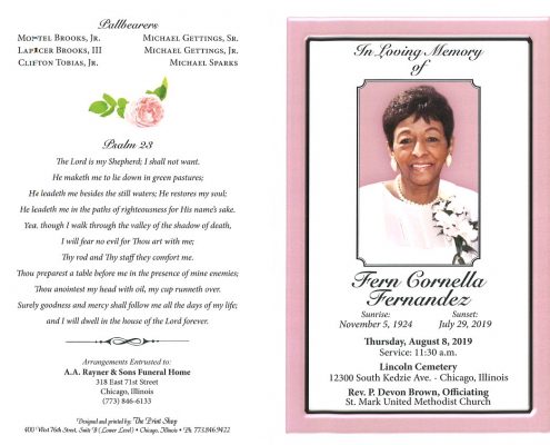 Fern Cornella Fernandez Obituary