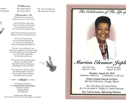 Marion Eleanor Joplin Obituary