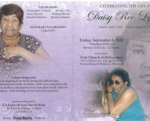 Daisy R Lynch Obituary