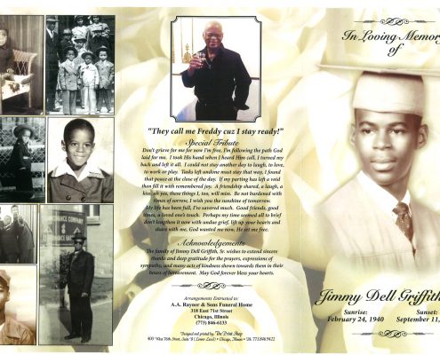 Jimmy D Griffith Sr Obituary