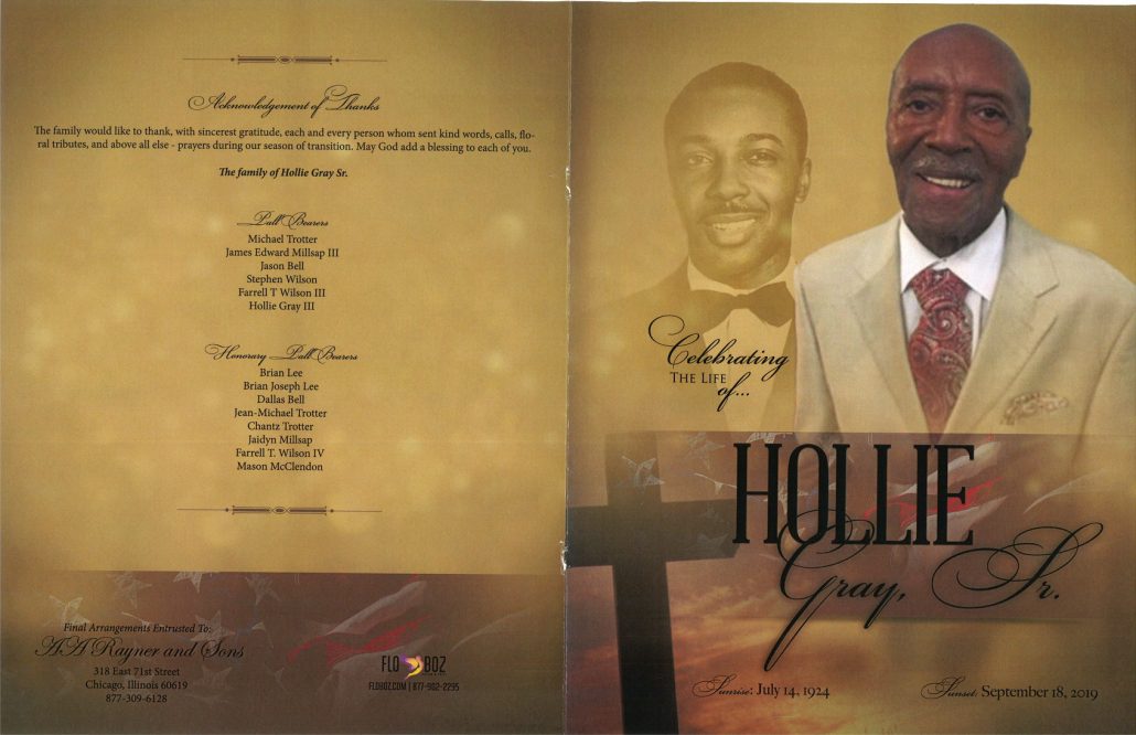 Hollie Gray Sr Obituary
