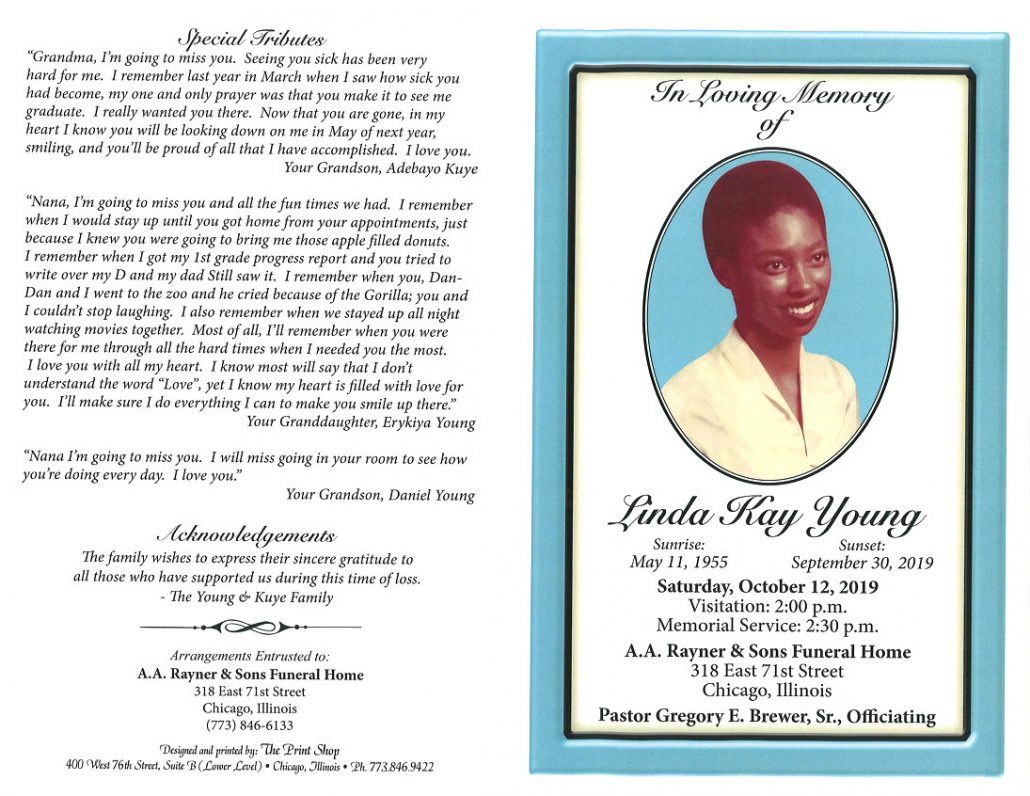 Linda K Young Obituary