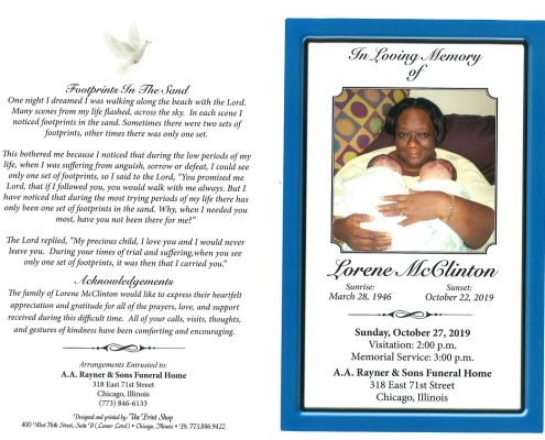 Lorene McClinton Obituary