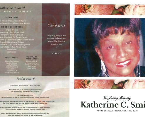 Katherine C Smith Obituary