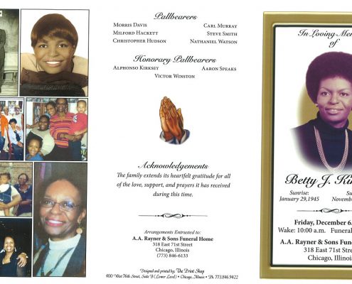 Betty J Kirksey Obituary