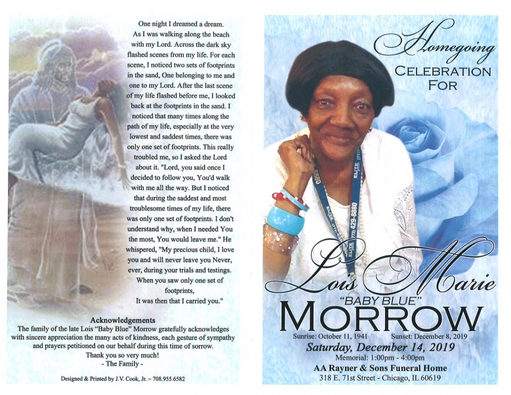 Lois M Morrow Obituary