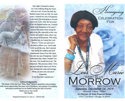 Lois M Morrow Obituary