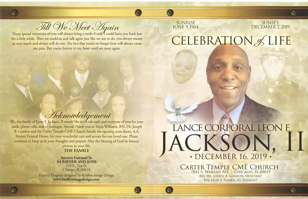 Leon F Jackson II Obituary