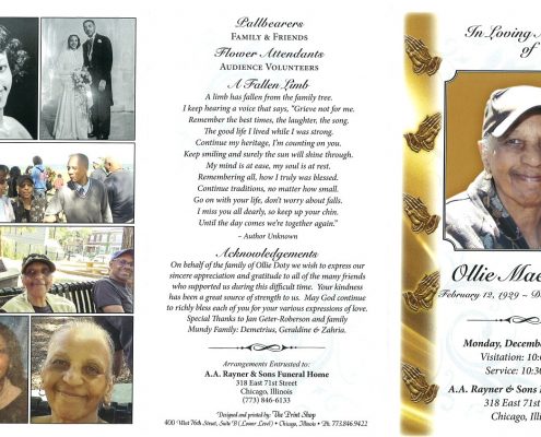 Ollie Mae Doty Obituary