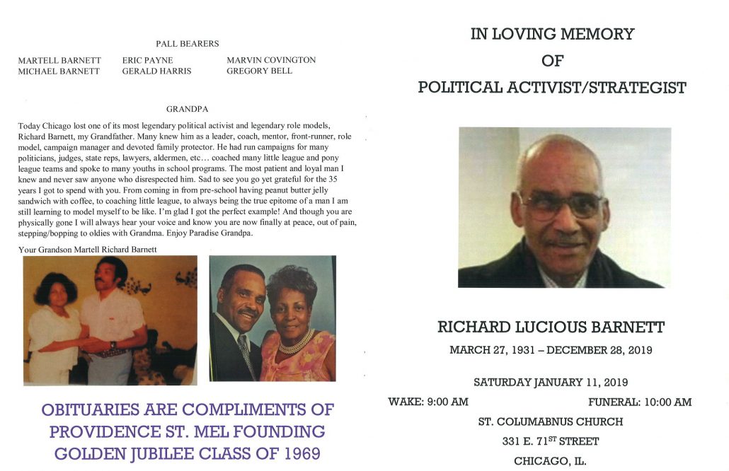 Richard L Barnett Obituary