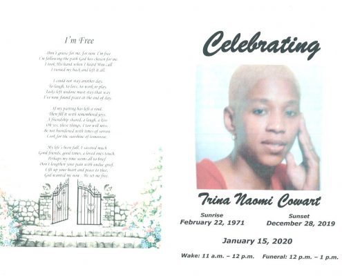 Trina N Cowart Obituary