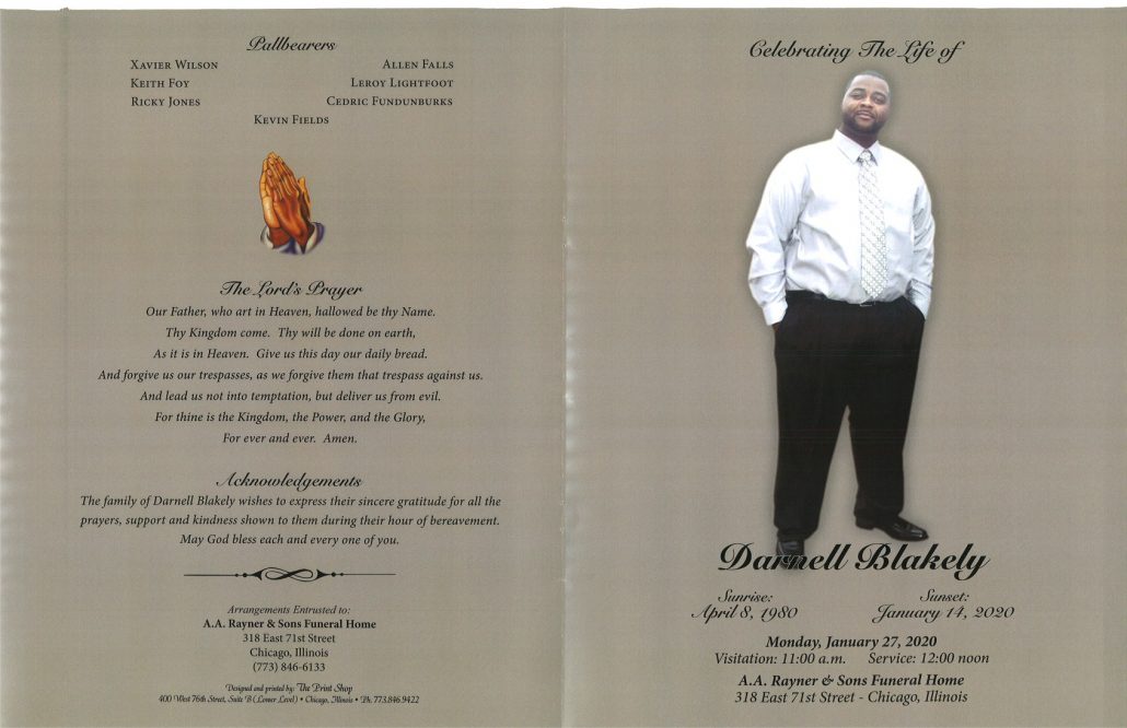 Darnell Blakely Obituary