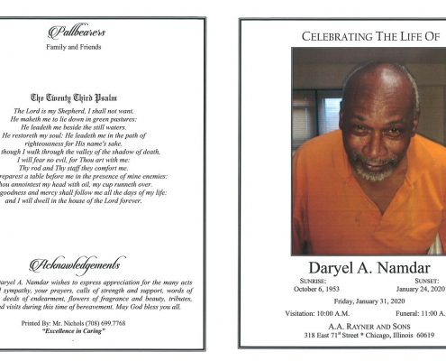 Daryel A Namdar Obituary