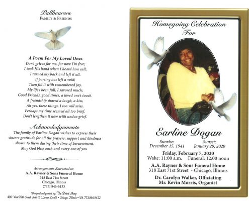 Earline Dogan Obituary