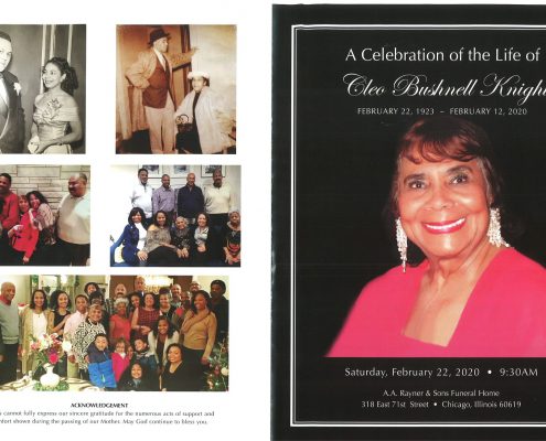 Cleo B Knight Obituary