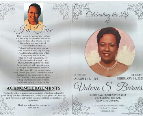 Valerie S Barnes