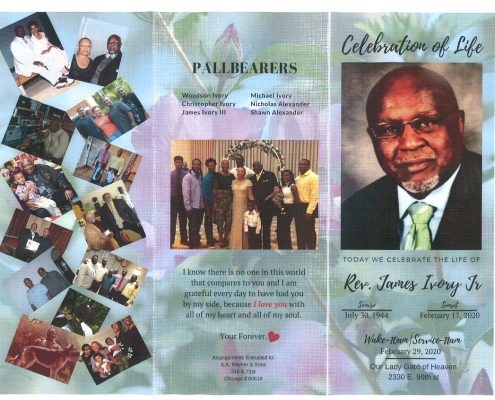 Rev James Ivory Jr