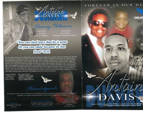 Antoine Davis Obituary