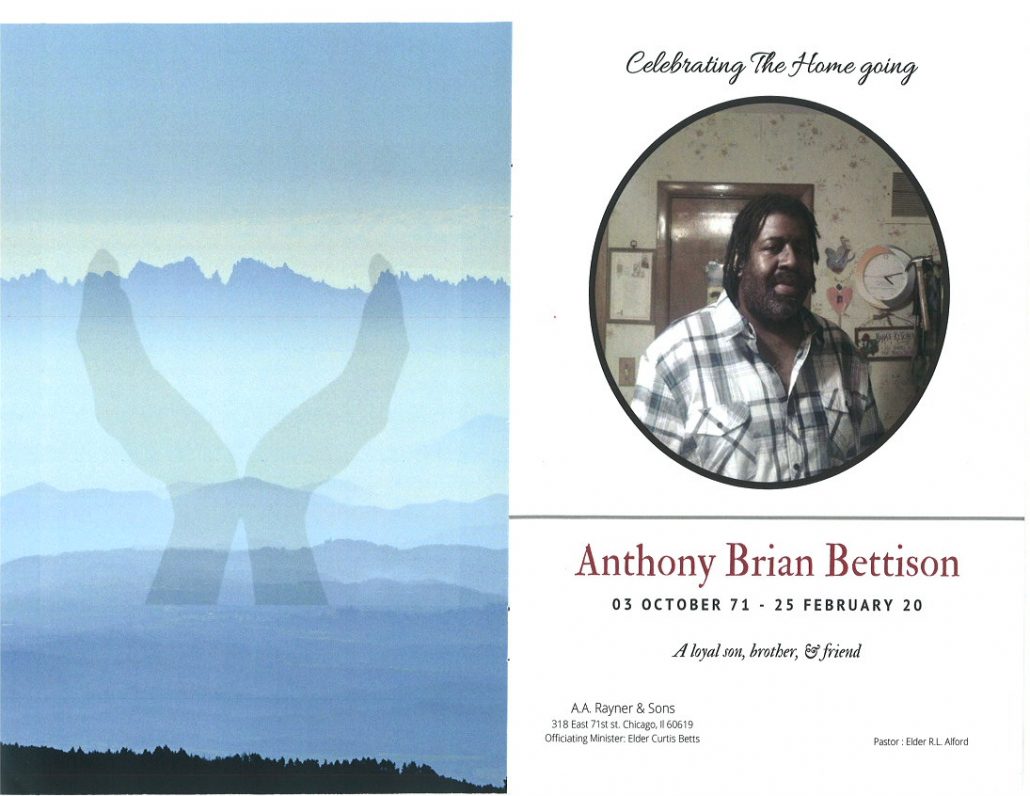 Anthony B Bettison Obituary