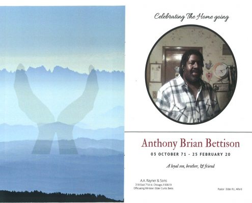 Anthony B Bettison Obituary