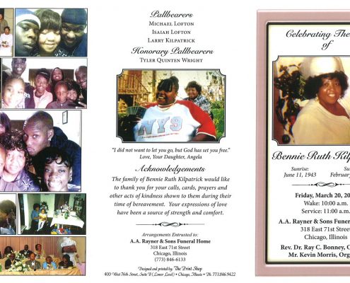 Bennie Ruth Kilpatrick Obituary